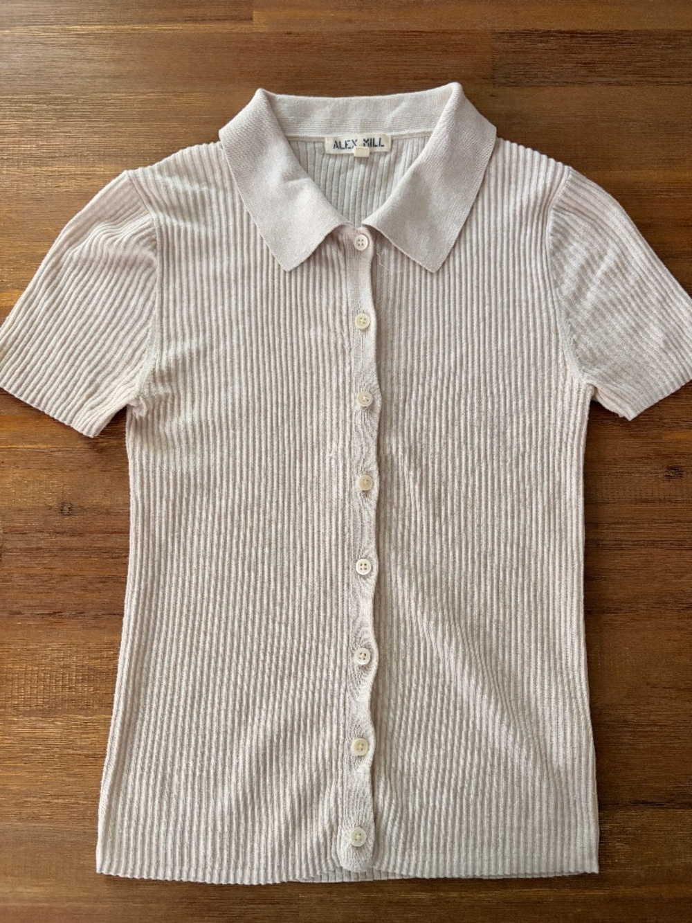 Alex Mill cotton linen top XS